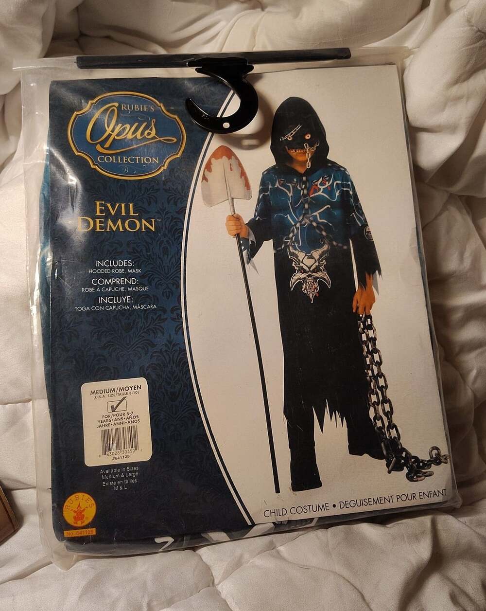 New Rubie's Opus Collection Evil Demon kids Halloween Costume Medium 8-10